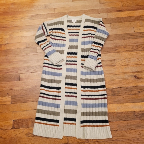 Stripped duster Cardigan - Picture 4 of 8